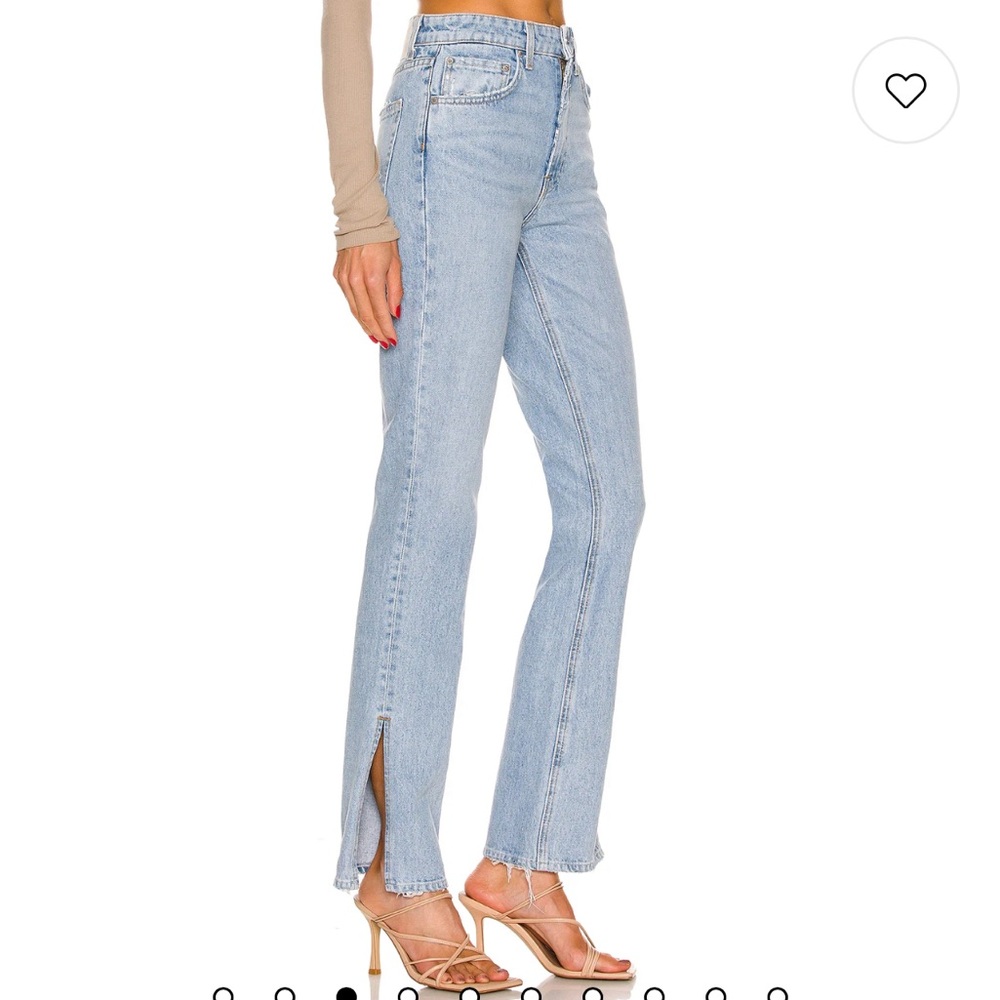 Harlow High Rise Boot Slit Jeans in Hudson Yards GRLFRND - Picture 1 of 7